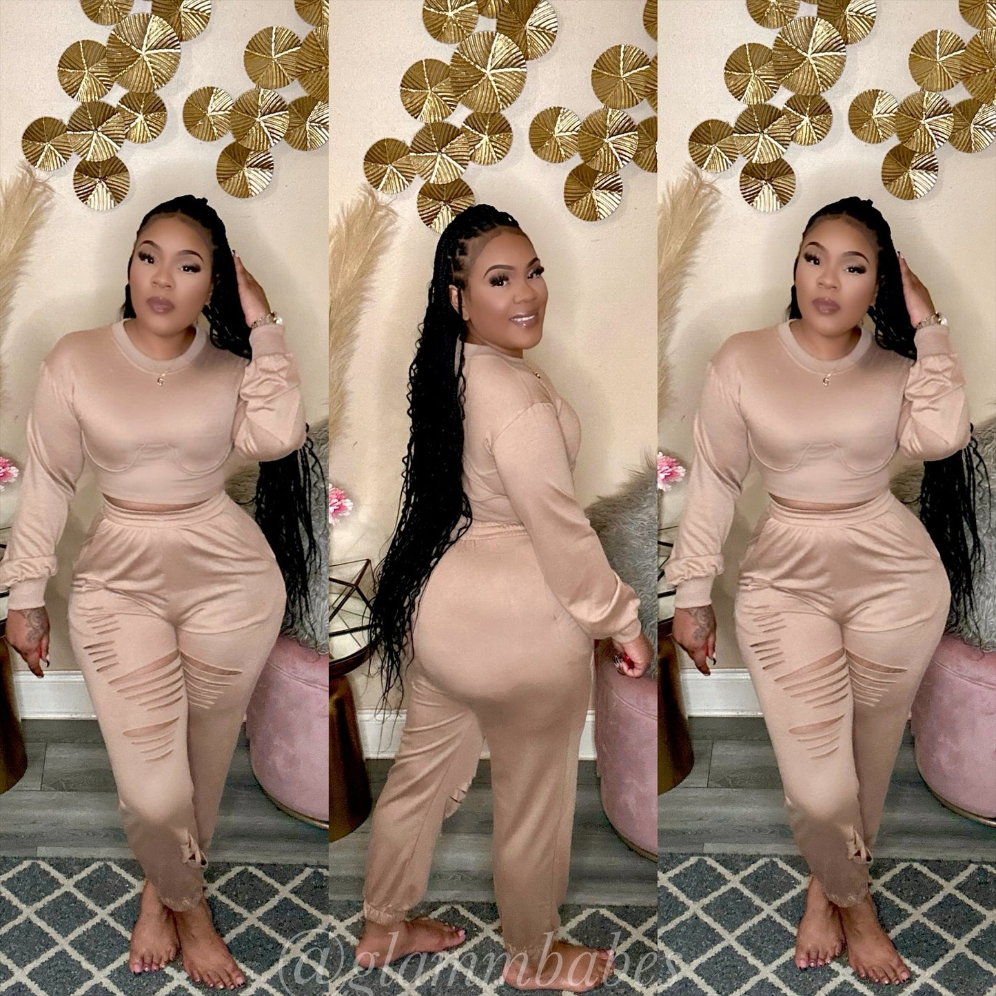 EDEN JOGGER SET (MOCHA)