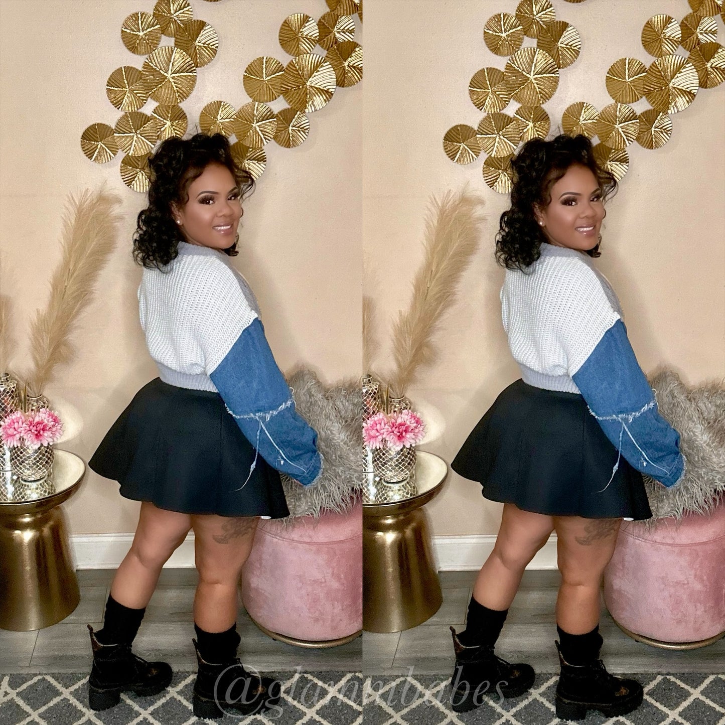 SKATER SKIRT (BLACK)