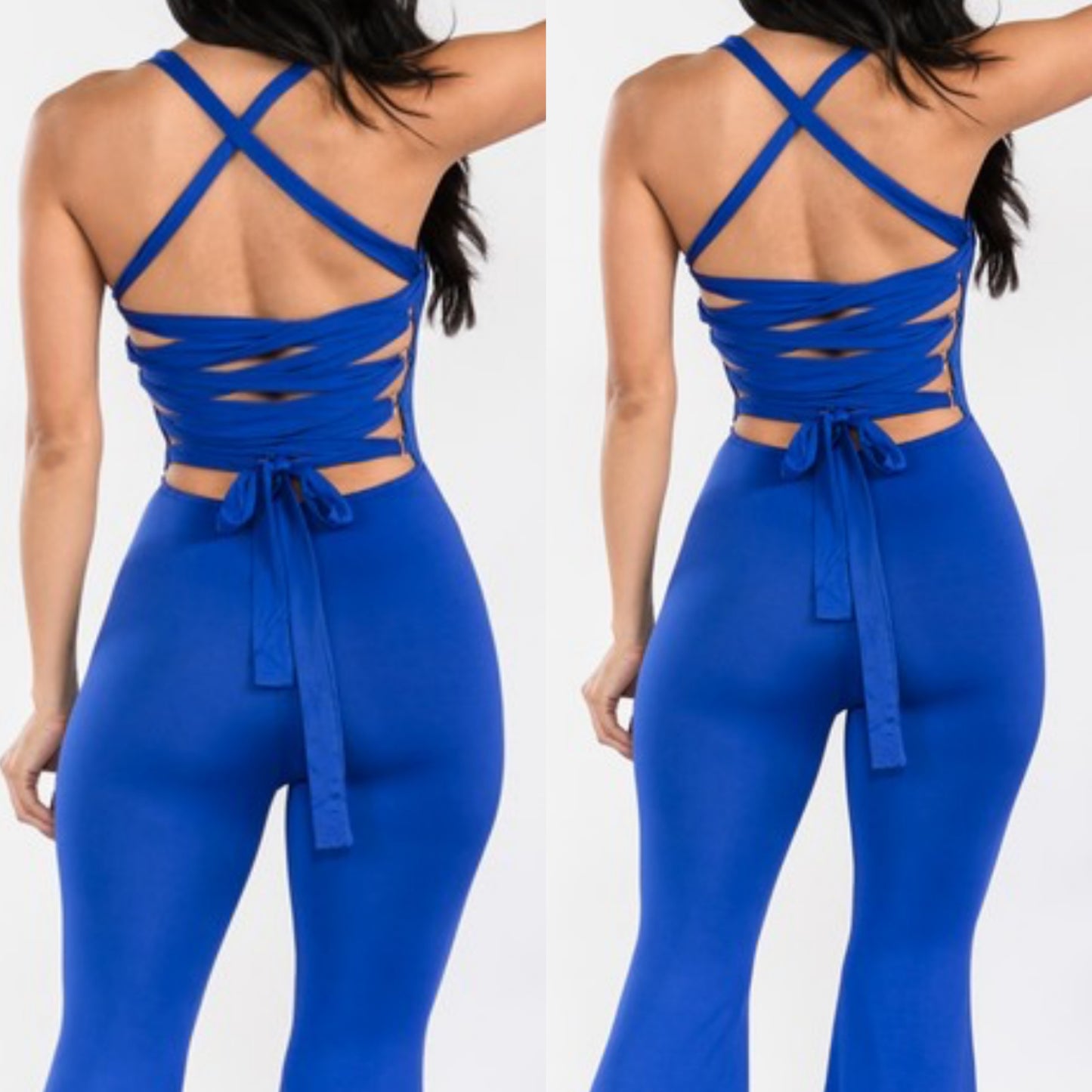 ROYAL BLUE BABE JUMPSUIT