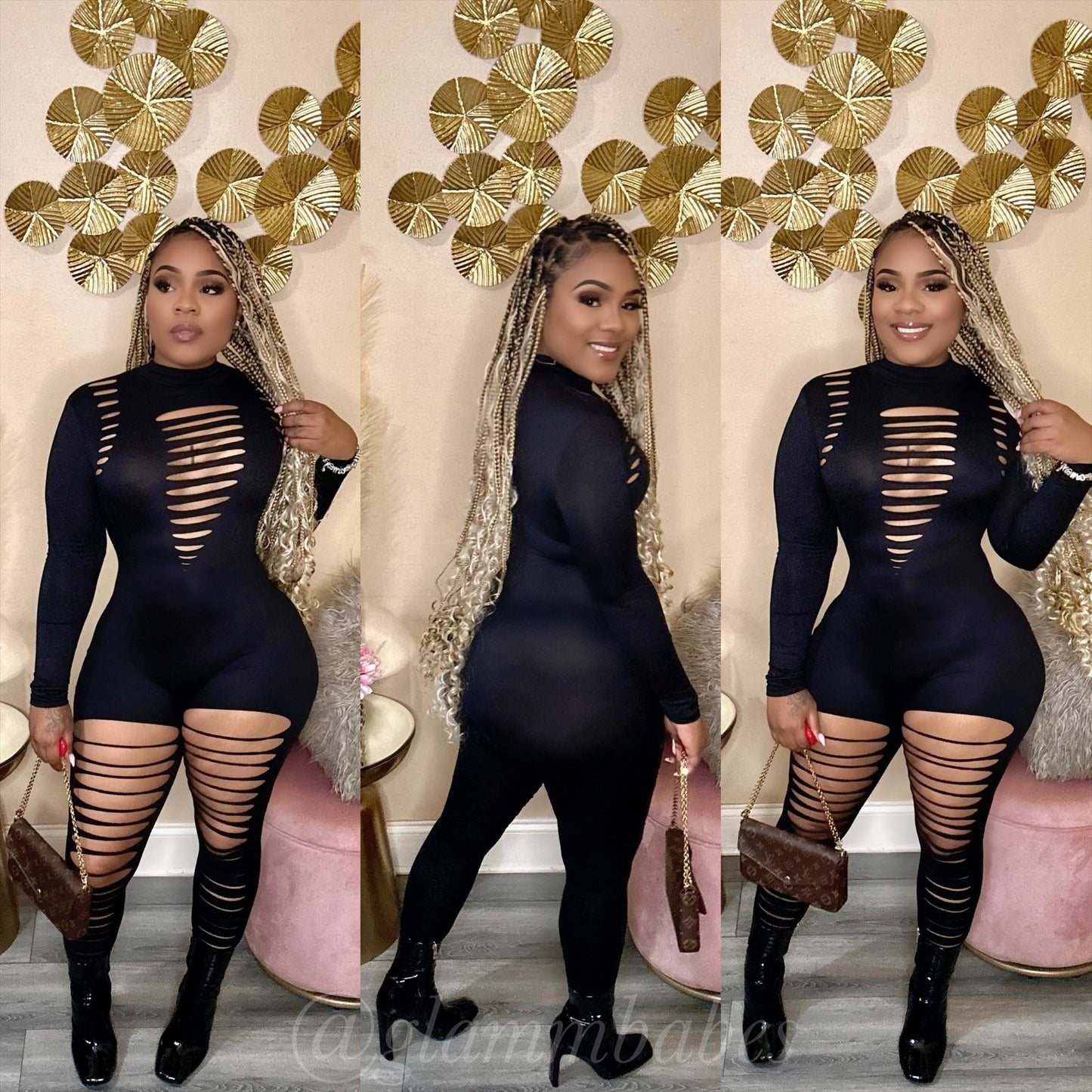 BAD GAL JUMPSUIT (BLACK)