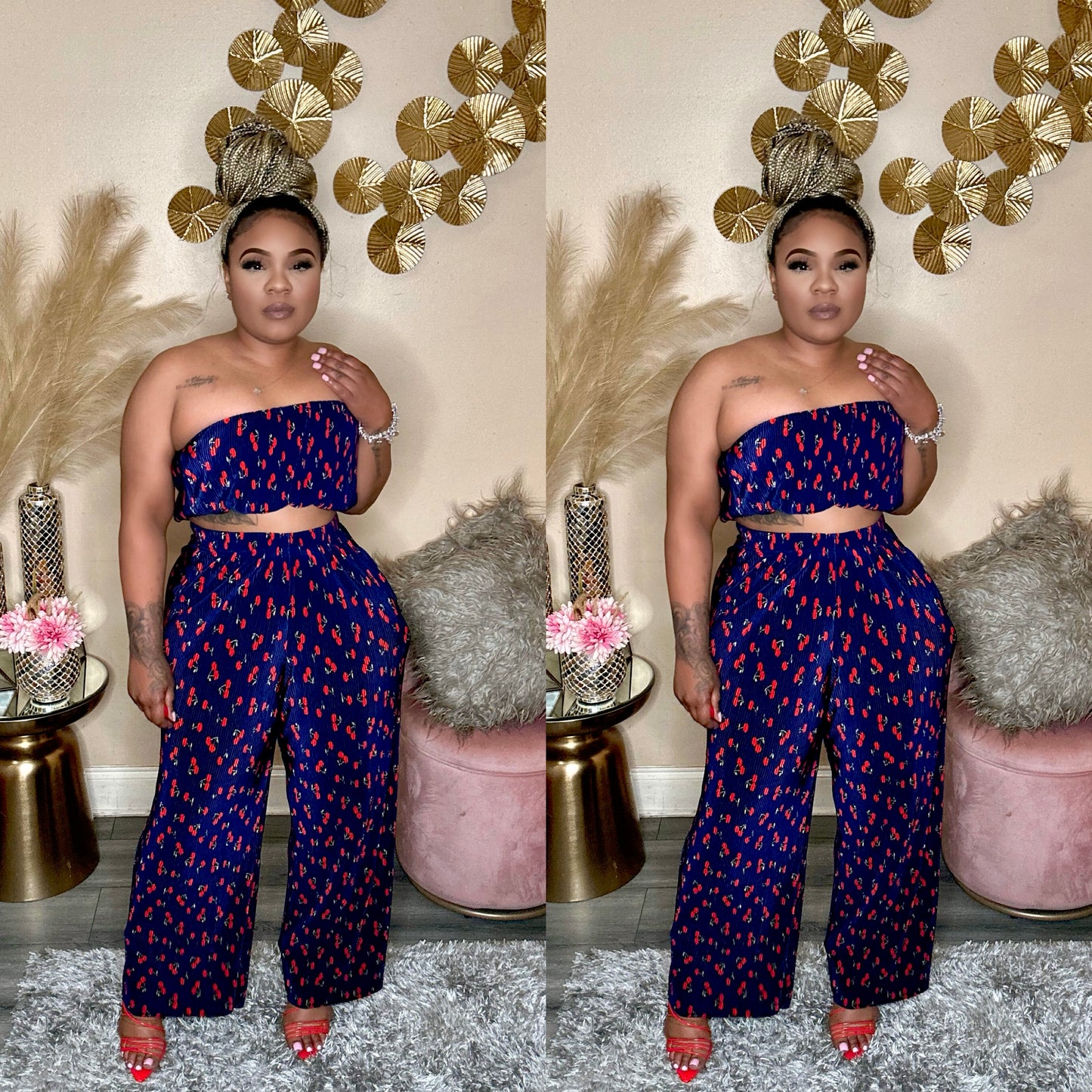 CHERRY BOMB SET (NAVY)