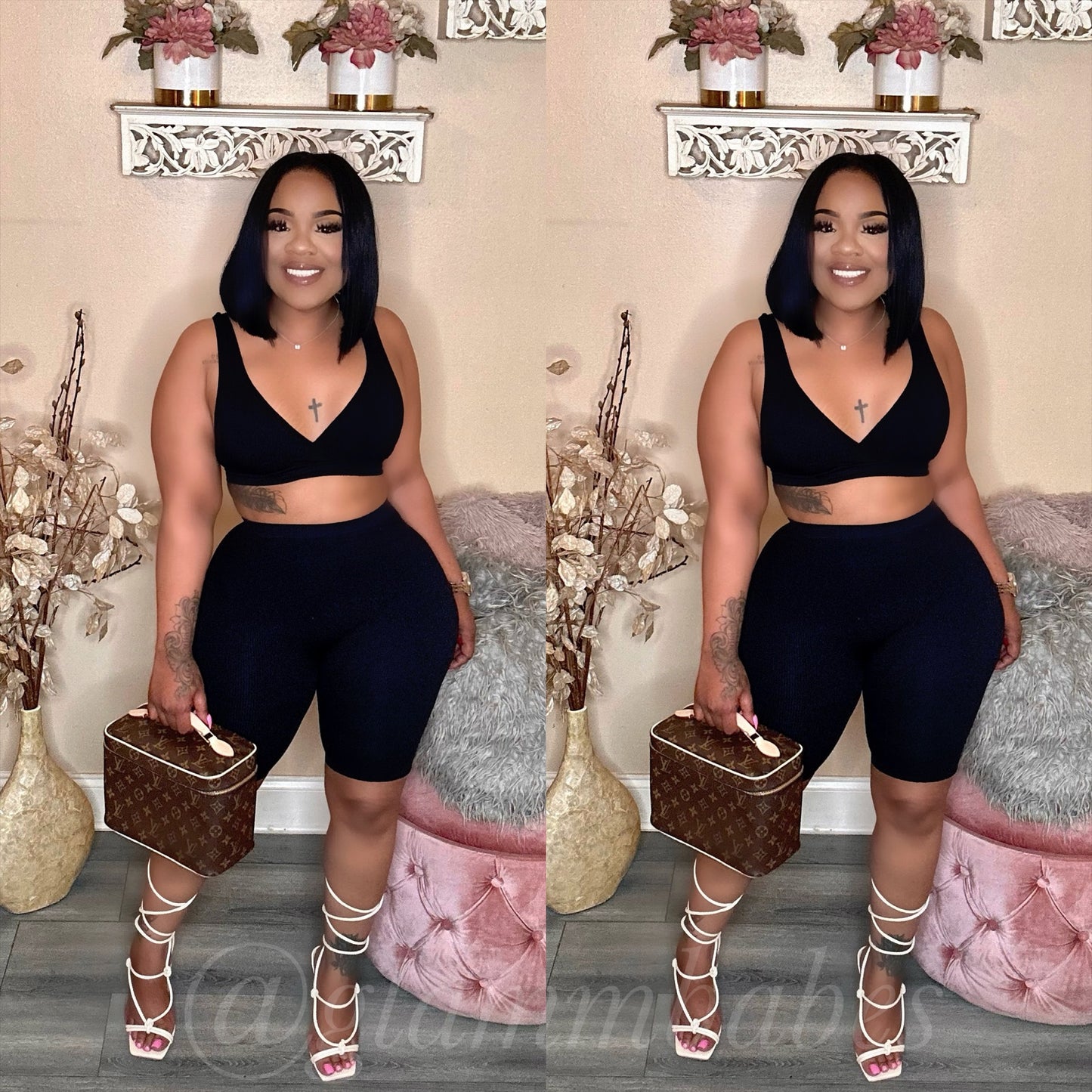 BODY GLAMM SET (BLACK)