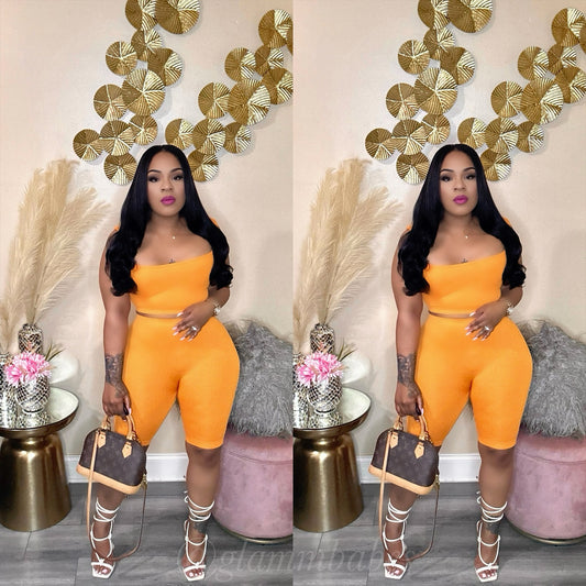 BODY BABE GLAMM SET (ORANGE)