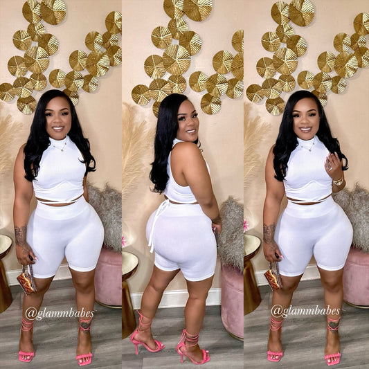 BODIED BABE GLAMM SET (WHITE)