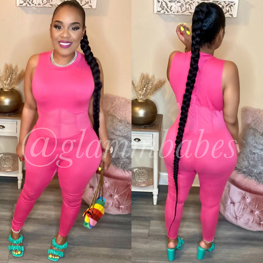 ASHLYN JUMPSUIT (FUCHSIA)