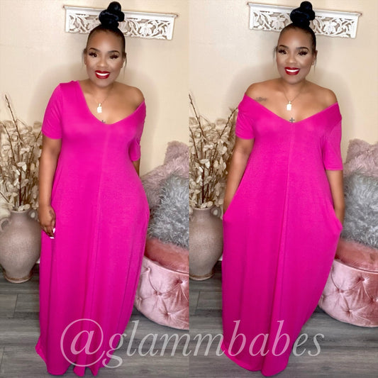 BASIC BABE MAXI (MAGENTA)